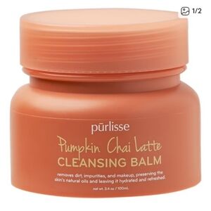 purlisse Pumpkin Chai Latte Cleansing Balm - Pumpkin Orange